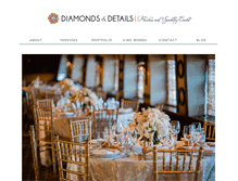 Tablet Screenshot of diamondsanddetails.com